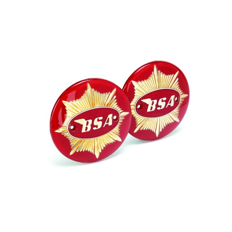 Emblemas Deposito BSA Gold Star (Rojo-Dorado) 1948 -69