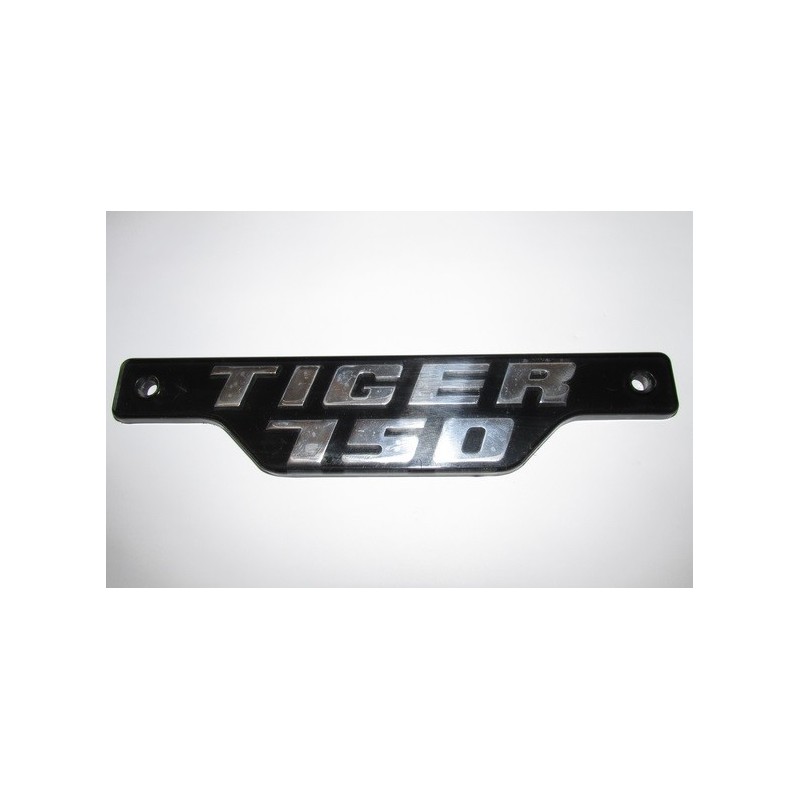 Emblema Tapas Laterales Tiger 750 Plata